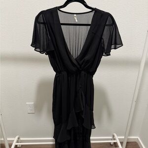 Bluebella Black Asymmetrical Dress